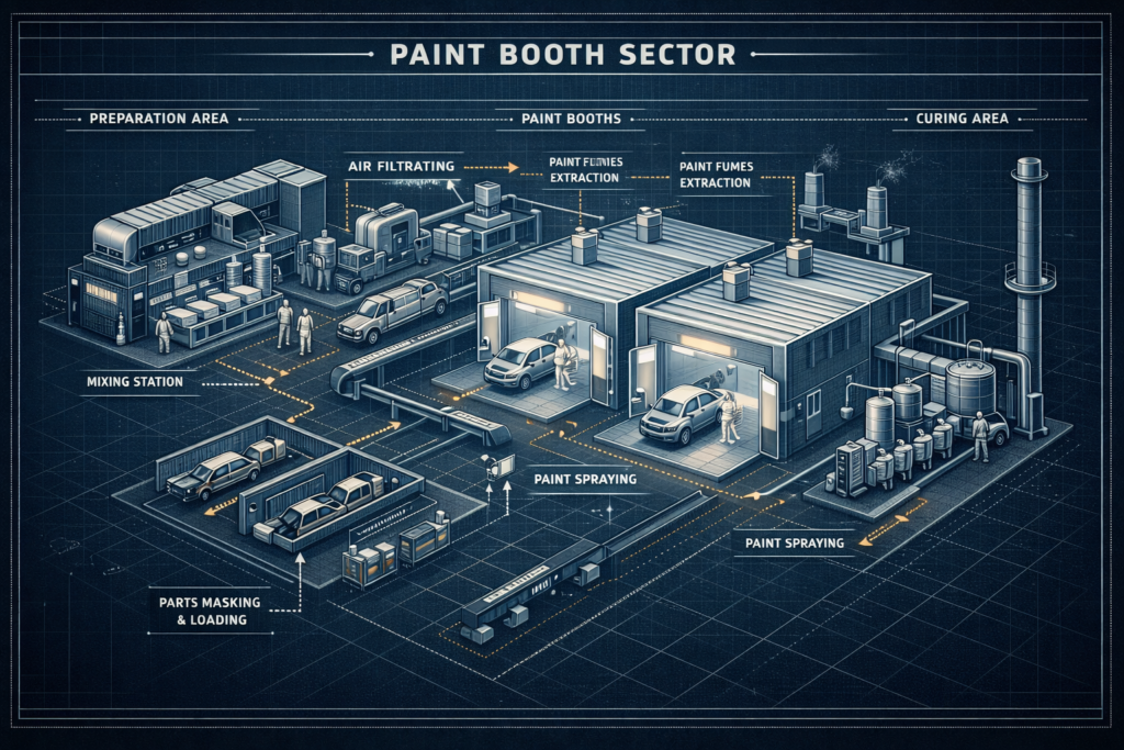 Intrinsically safe lighting for Brazil’s paint booths and flammable material warehouses