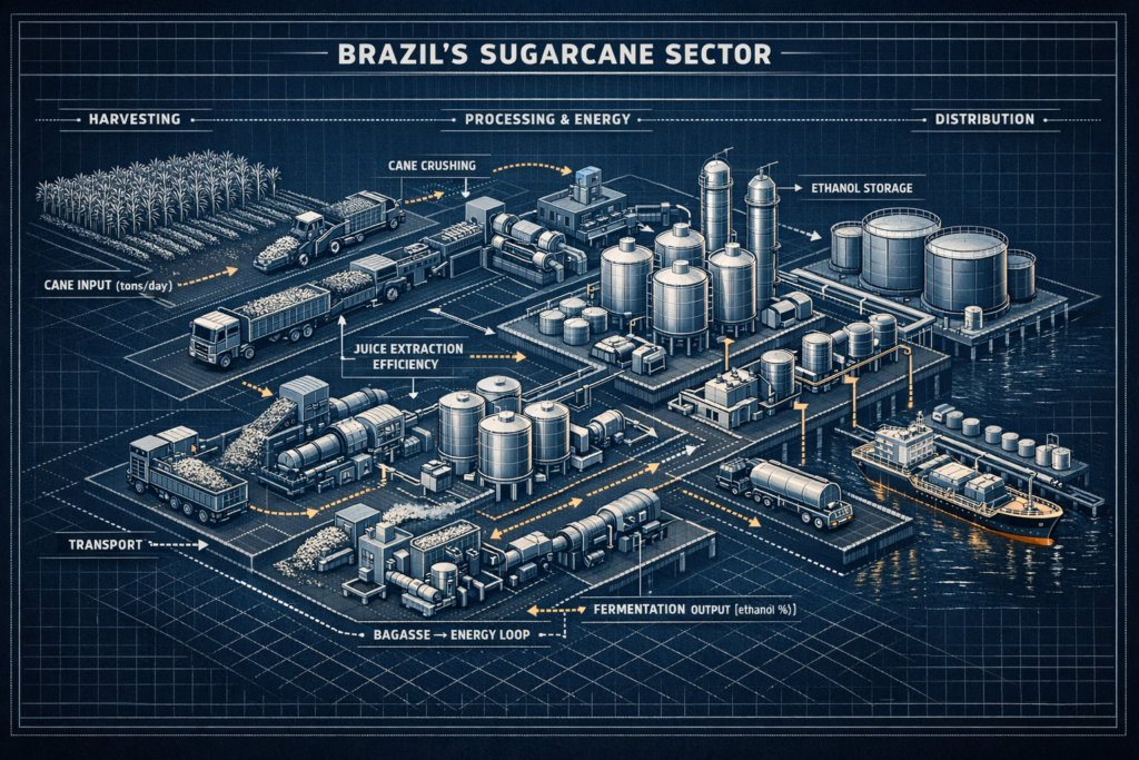 Explosion-proof fixtures for sugar mills and ethanol plants in Brazil